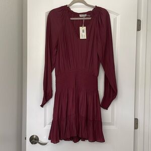 Ramy Brook wine shift dress size large